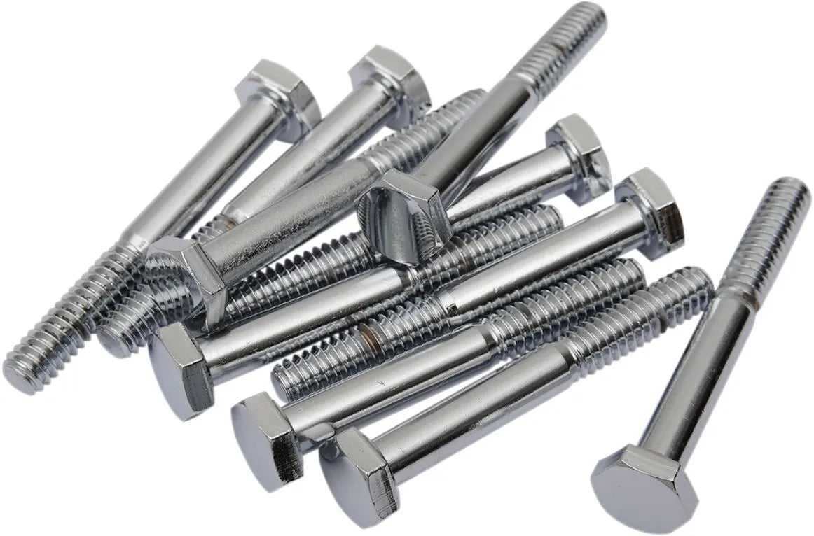 Drag Specialties 1/4-20 Hex-Head Bolt 2 1/4" Chrome