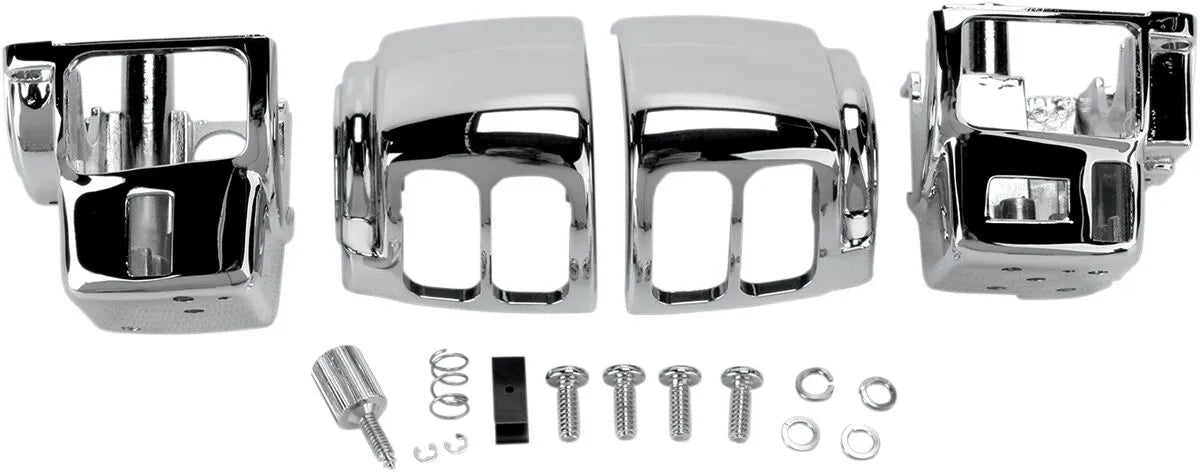 Drag Specialties Handlebar Switch Housing Kit Chrome