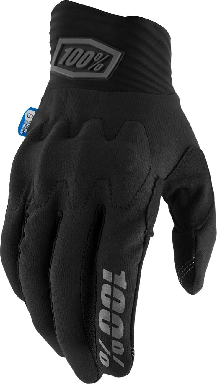 100% Cognito Smart Shock Gloves Black