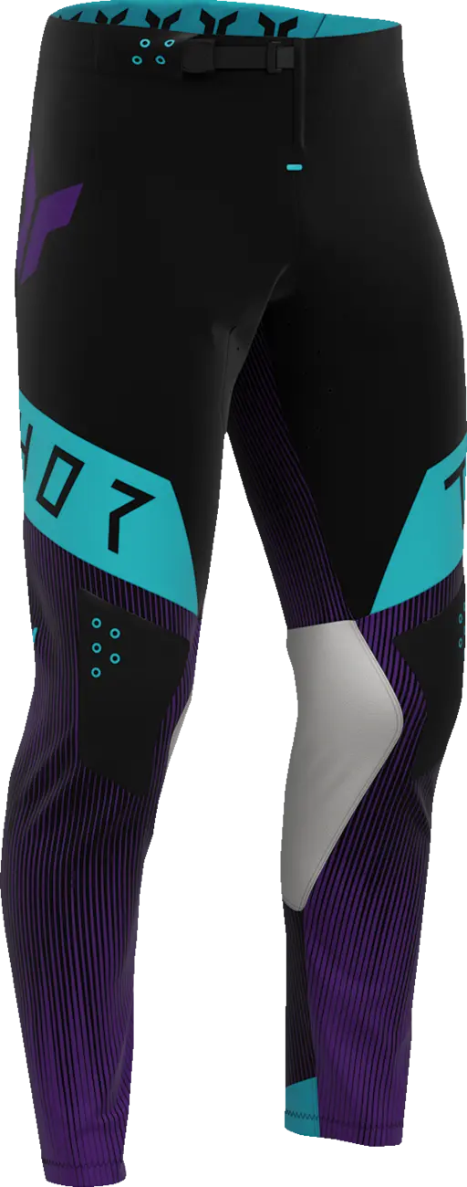 Thor Sportmode Vanish Pants Black/Purple