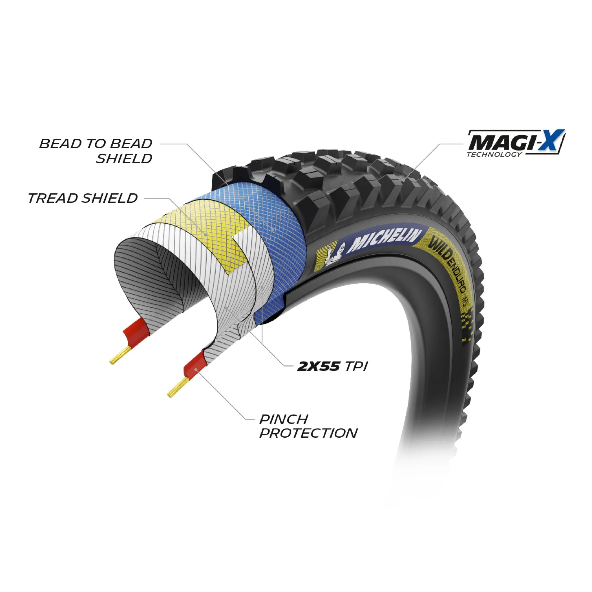MICHELIN Wild Enduro MS Racing Tire for 29" x 2.40"