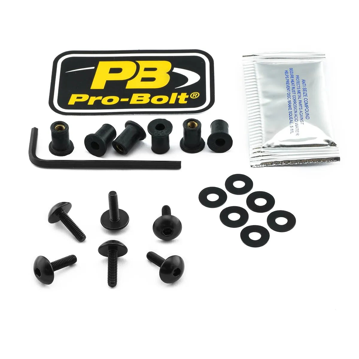 Pro Bolt Aluminium Screen Bolt Kit