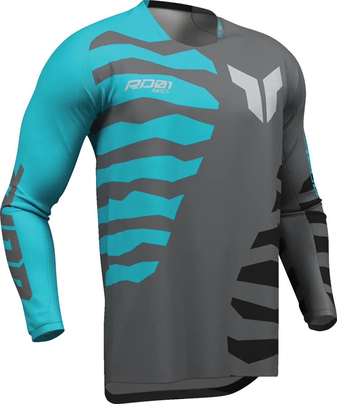 Thor Launchmode Shredder Jersey Charcoal/Aqua