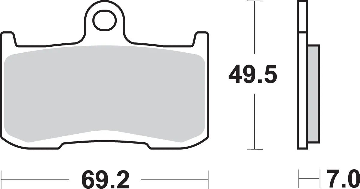 Klocki Hamulcowe Sbs Dc Racing Dual Carbon - Przód