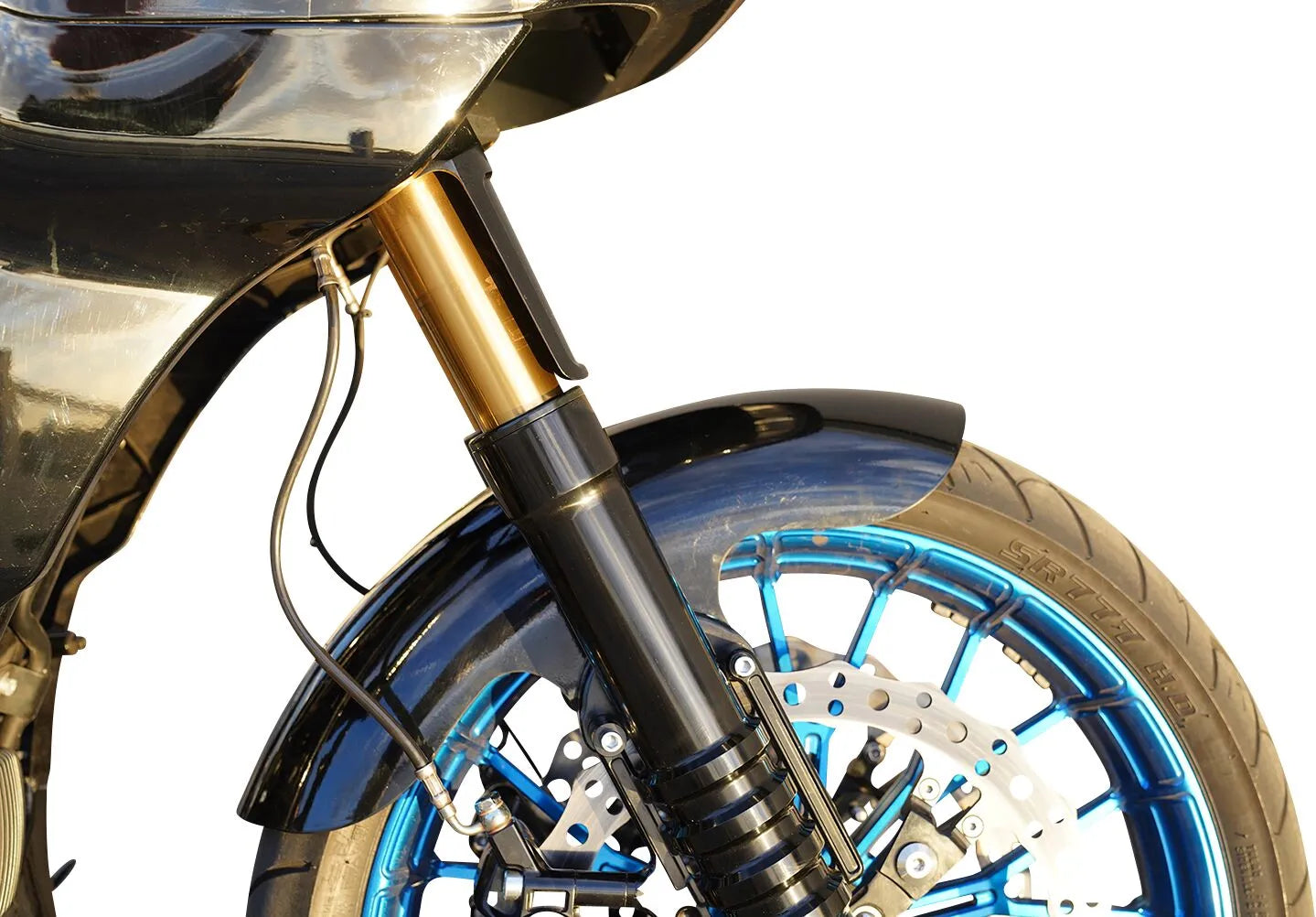 Arlen Ness Gold Fork Tubes For Baggers - 49 Mm