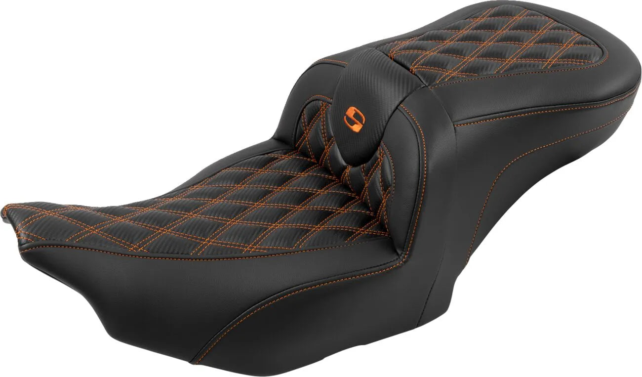 Saddlemen Roadsofa Lattice Stitch Seat - For Harley Davidson