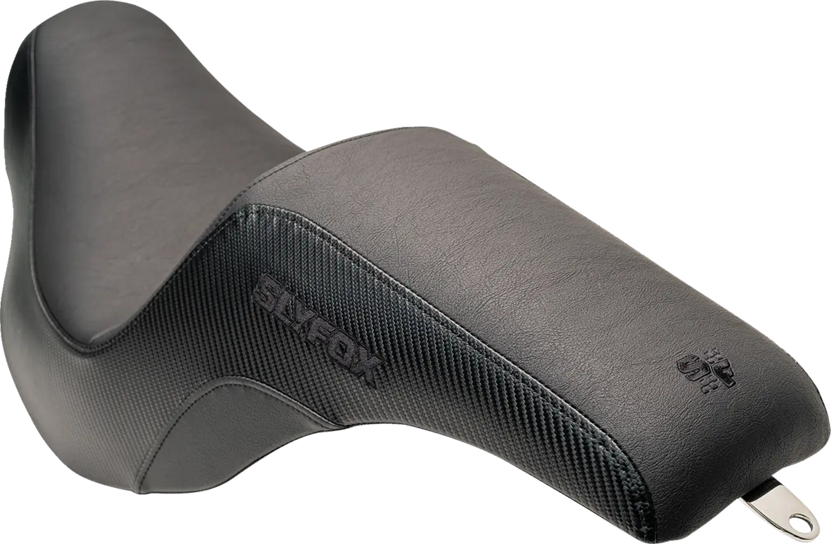 Slyfox Drifter Seat Black Logo for Harley-Davidson FXLRS/ST
