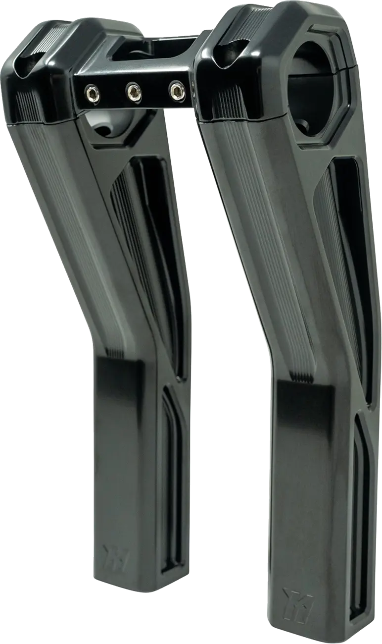 Kodlin USA Ascent Pro Pullback Risers 8" Gloss Black for Harley