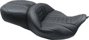 Mustang One-piece Touring Seat W/ Backrest Option - For Harley Davidson