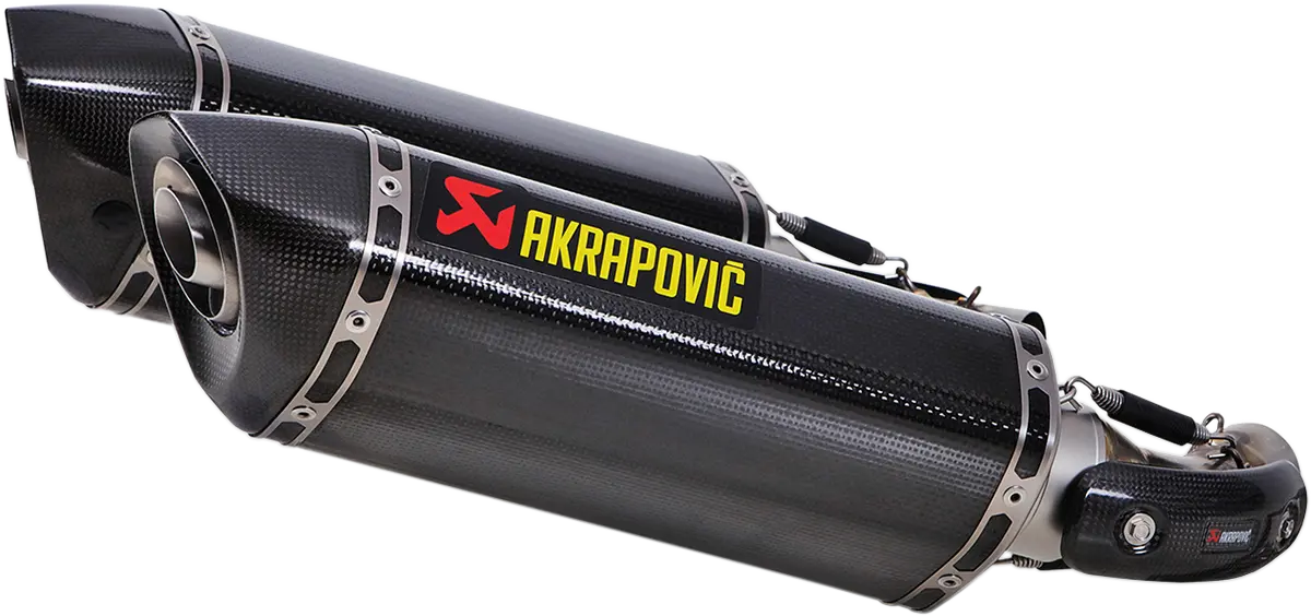 Tłumiki Akrapovic Slip-on Line - Włókno Węglowe - Homologacja ECE