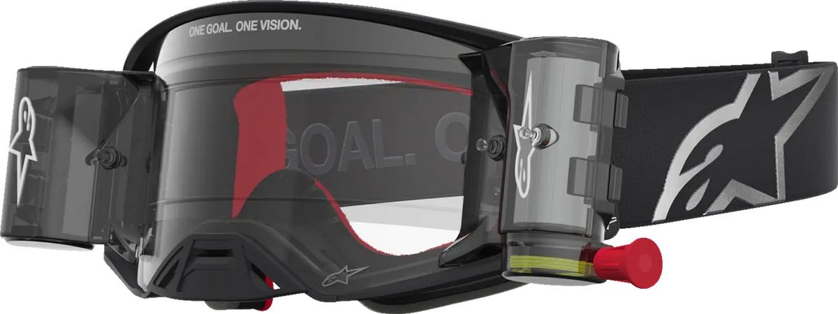 Alpinestars Supertech Firma Roll-Off Goggle Black/Silver/Clear