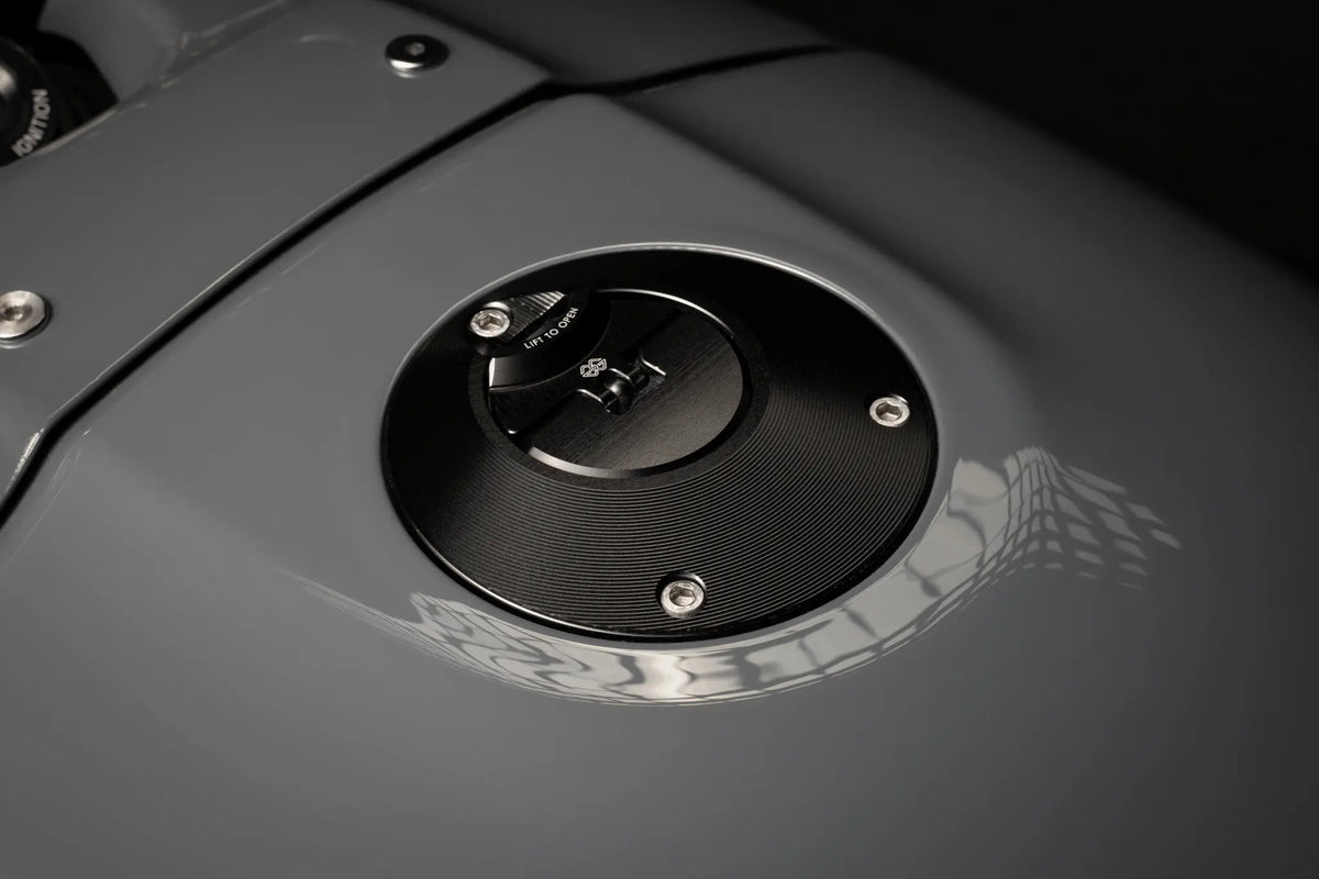 Gilles Tooling Fuel Cap Ver 2 Black for Ducati