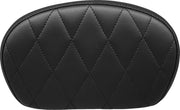 Le Pera Sissy Bar Pad - Diamond Dull Black Vinyl