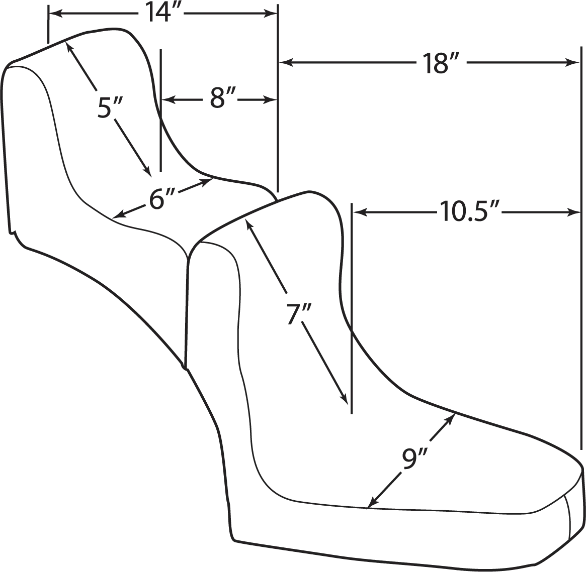 Drag Specialties Scorpion Solo Seat
