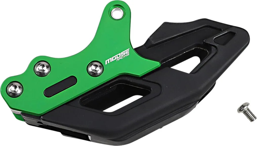 Moose Offroad MR-1 Chain Guide Black Green for Kawasaki KX 450