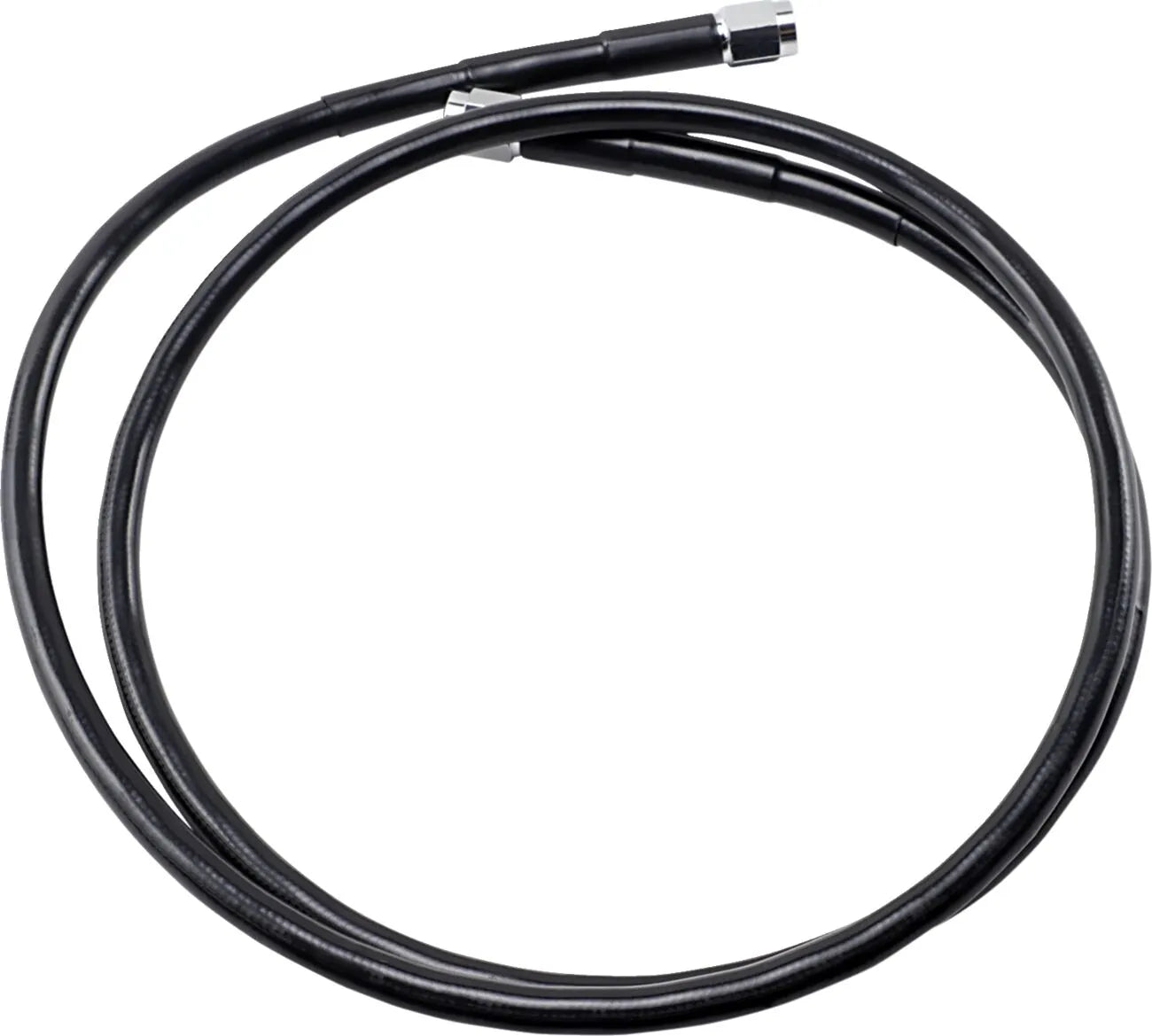 Uniwersalny czarny przewód hamulcowy Drag Specialties z winylu 47"