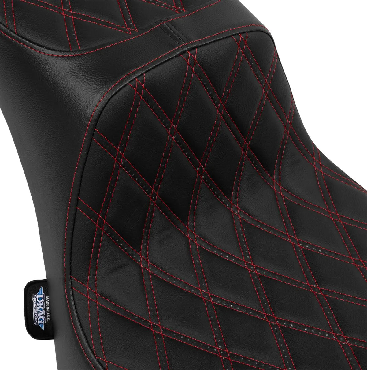 Drag Specialties Predator 2-up Seat - For Harley Davidson