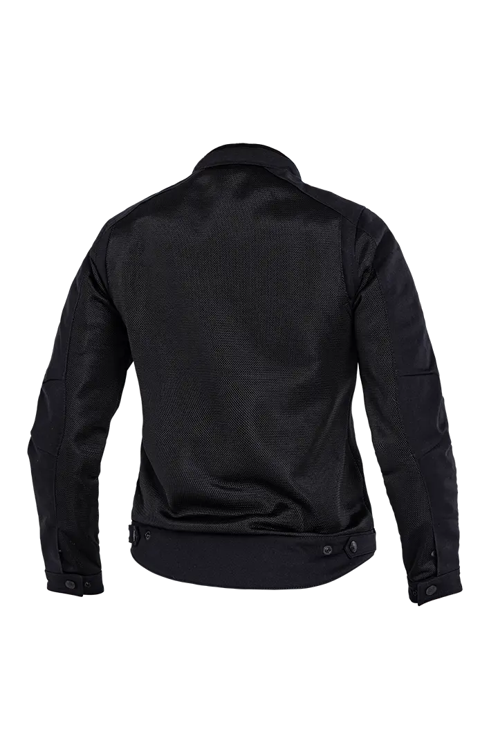 John Doe Women's Aero Mesh Jacket Foreet Sport Riding - Black