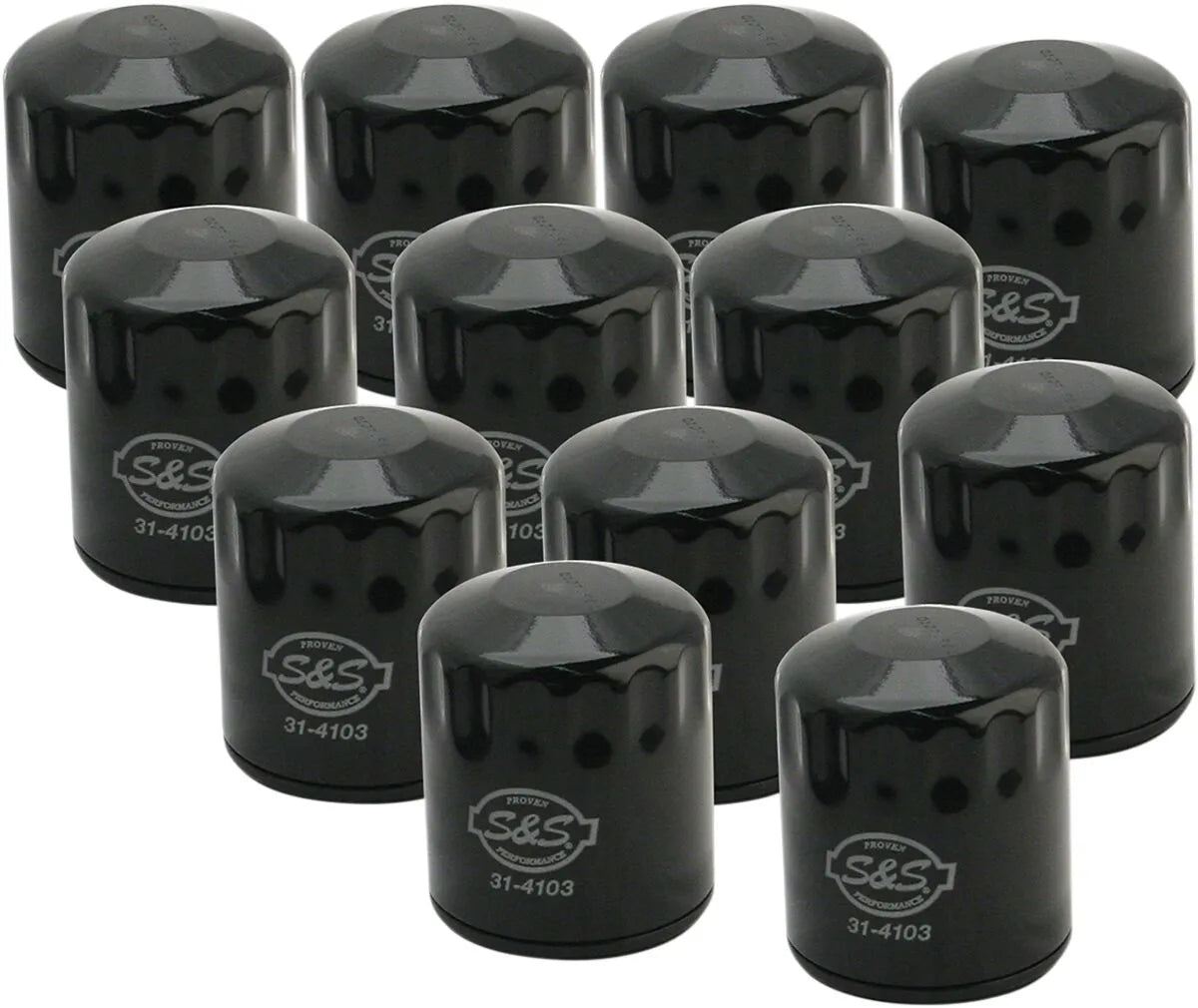 S&s Cycle Oil Filter For Harley-davidson Motorcycles 12 pack
