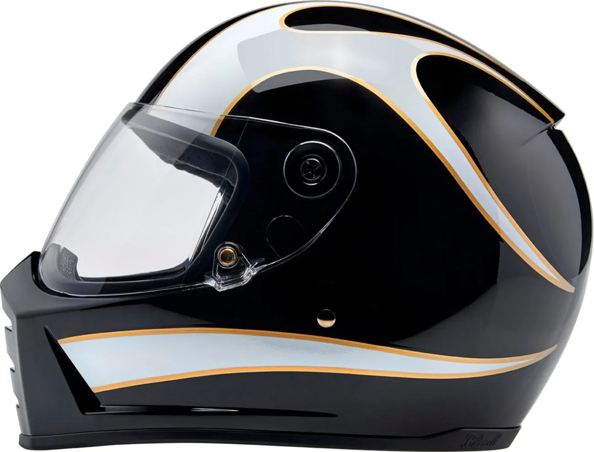 Biltwell Lane Splitter Helmet Gloss / Flames
