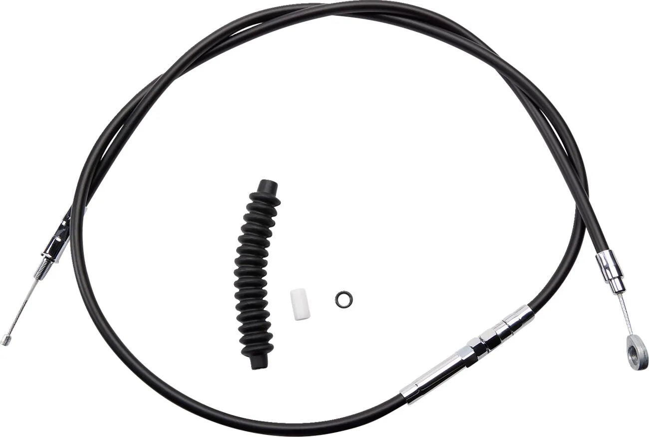 Drag Specialties High-efficiency Black Vinyl Clutch Cable