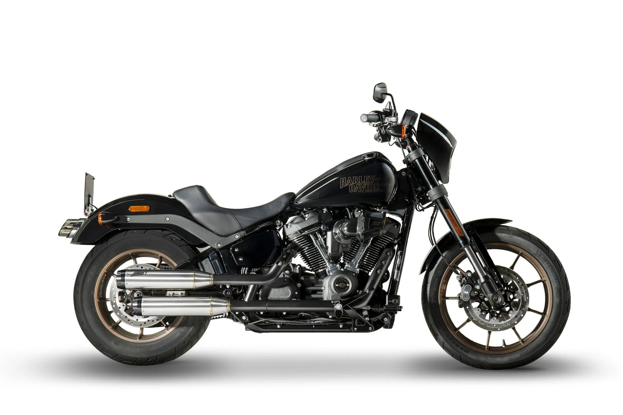 Zard Overlapped Slip-ons Tłumik do HD Softail M8 - Homologacja Drogowa ECE