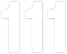 Factory Effex Pro Numbers Plate Graphic - White
