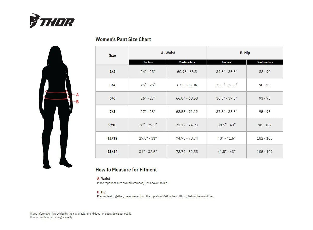 Thor Women's Terrain Over-the-boot Off-road Pants - Midnight