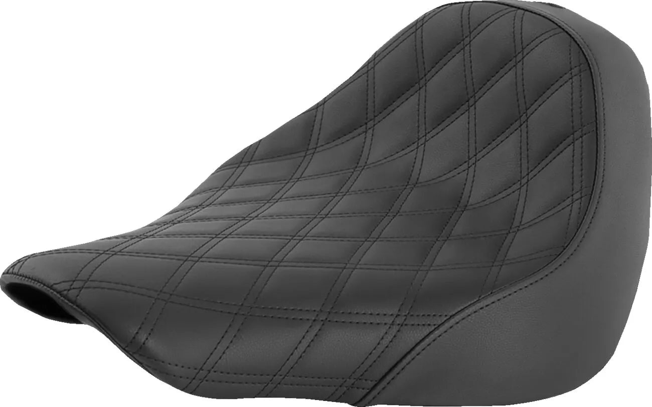 Saddlemen Renegade Solo Seat - Lattice Stitch - For Harley Davidson