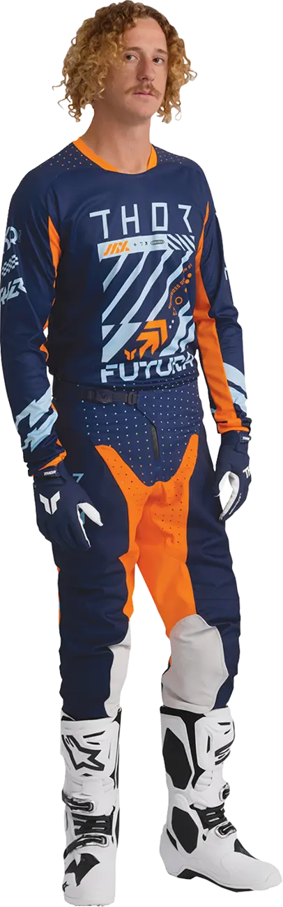 Thor Launchmode Futura Jersey Navy/Orange