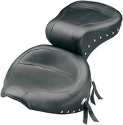 Mustang Studded 2-up Seat - For Harley Davidson
