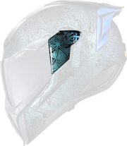 Icon Ultraflite Helmet Side Plates Opal Mandala Blue
