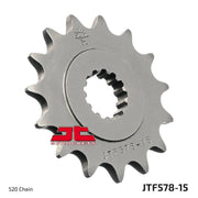 Jt Sprockets Front Sprocket - 520 Chain, 15 Tooth