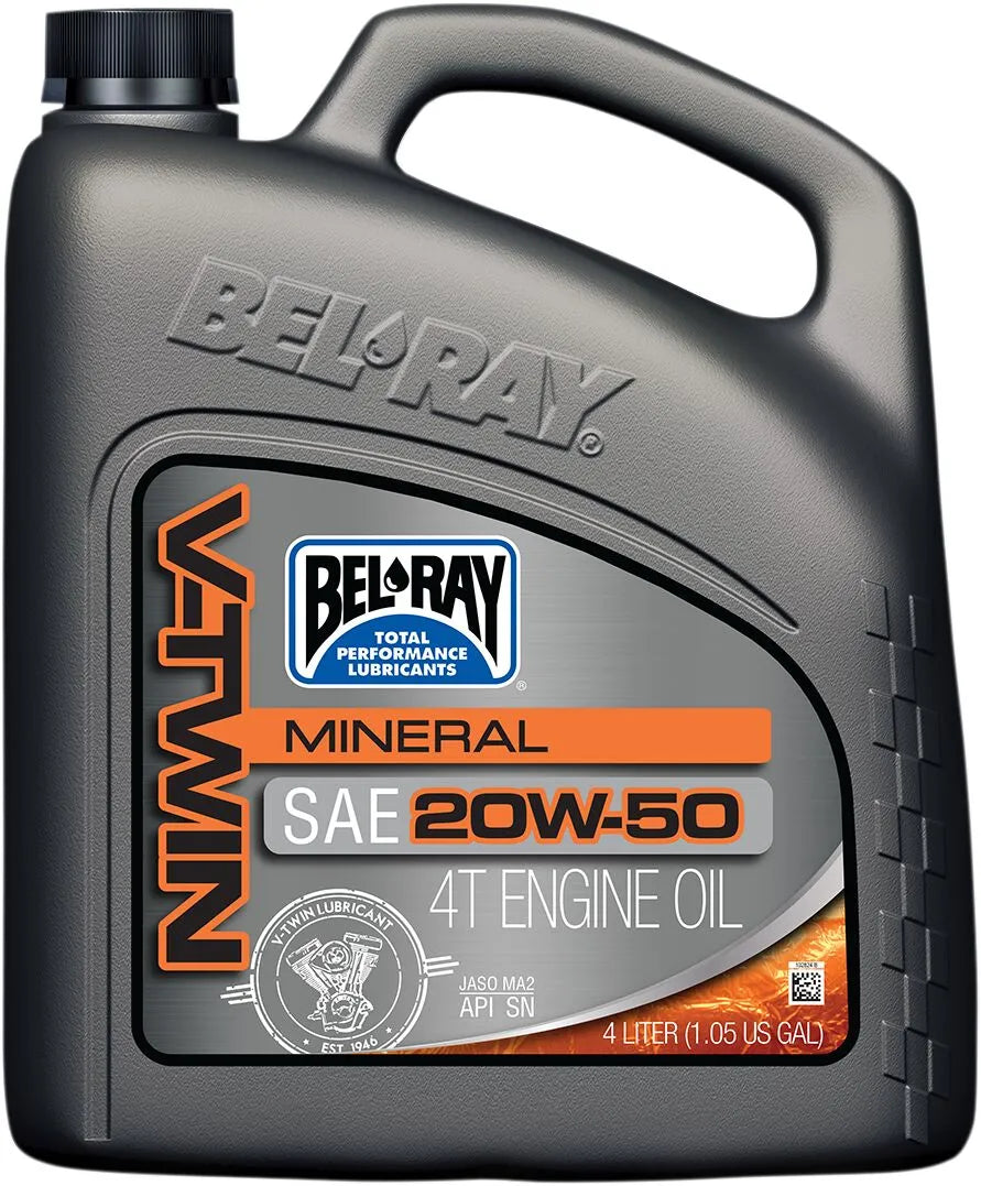 Bel-ray V-twin Mineral 4-stroke Engine Oil 4 liter