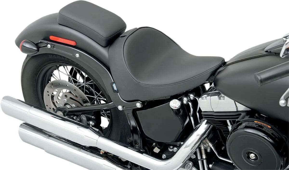 Drag Specialties Backrest Compatible Solo Seat - For Harley Davidson