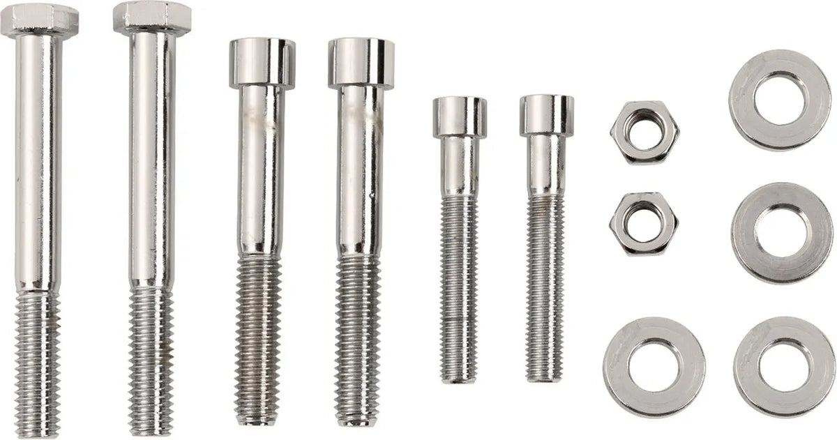 Drag Specialties Smooth Motor Mount Bolt Set for HD Softail