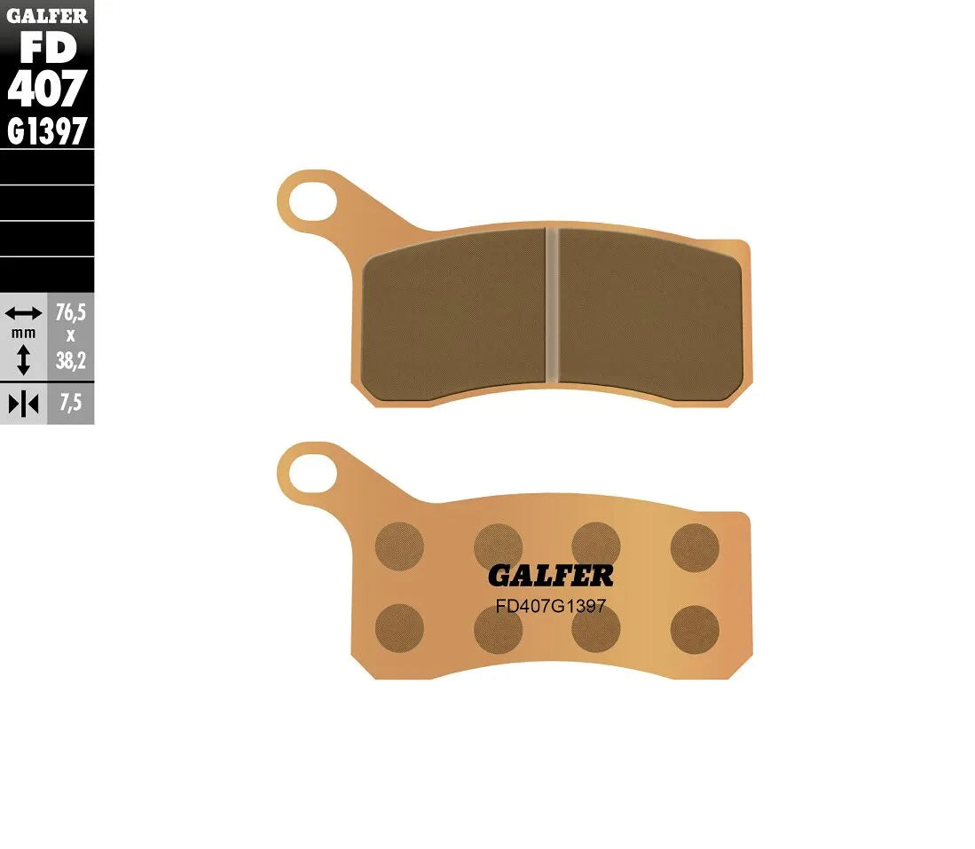 Galfer Hh Sintered Brake Pads - High-performance Braking - Front