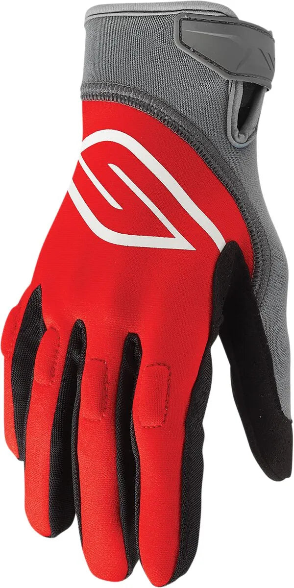 Slippery Circuit Gloves Red/Charcoal