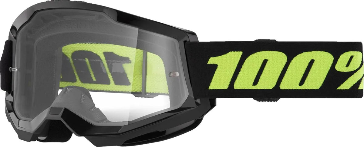 100% Strata 2 Goggle Solar Eclipse Clear Lens