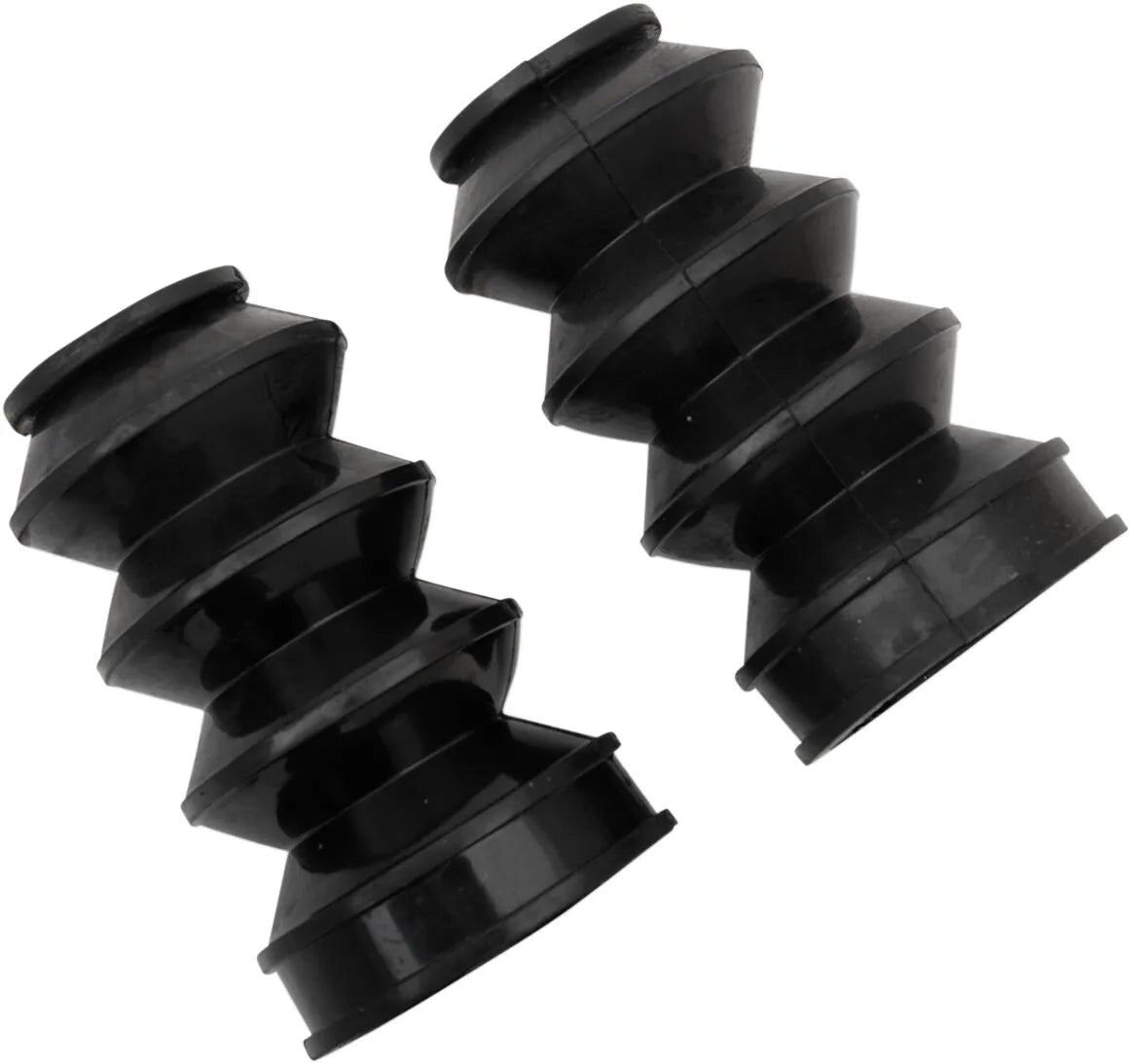 Drag Specialties Black Rubber Fork Boots For 39mm Forks