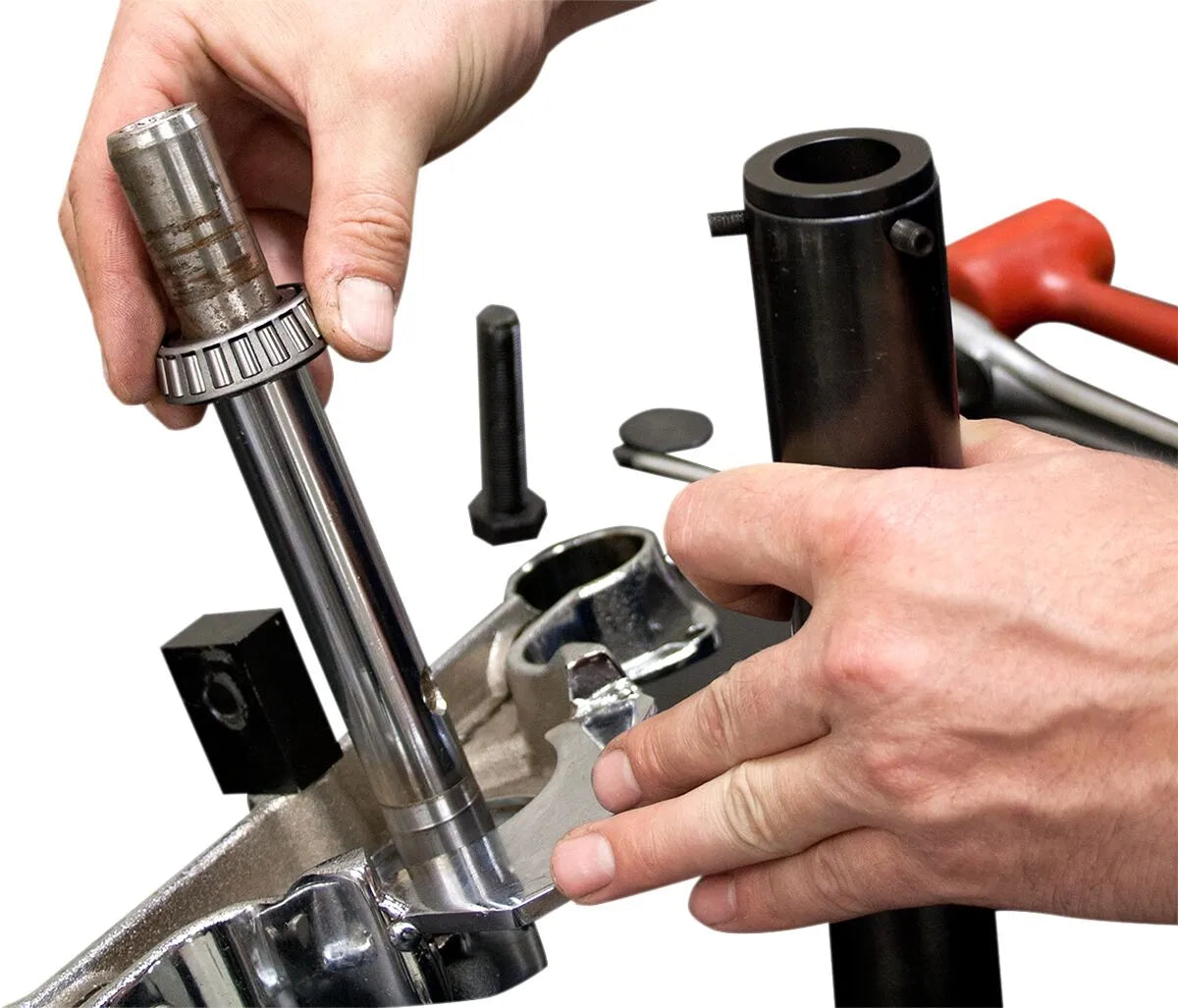 Motion Pro Compact Steering Stem Bearing Tool Black Oxide