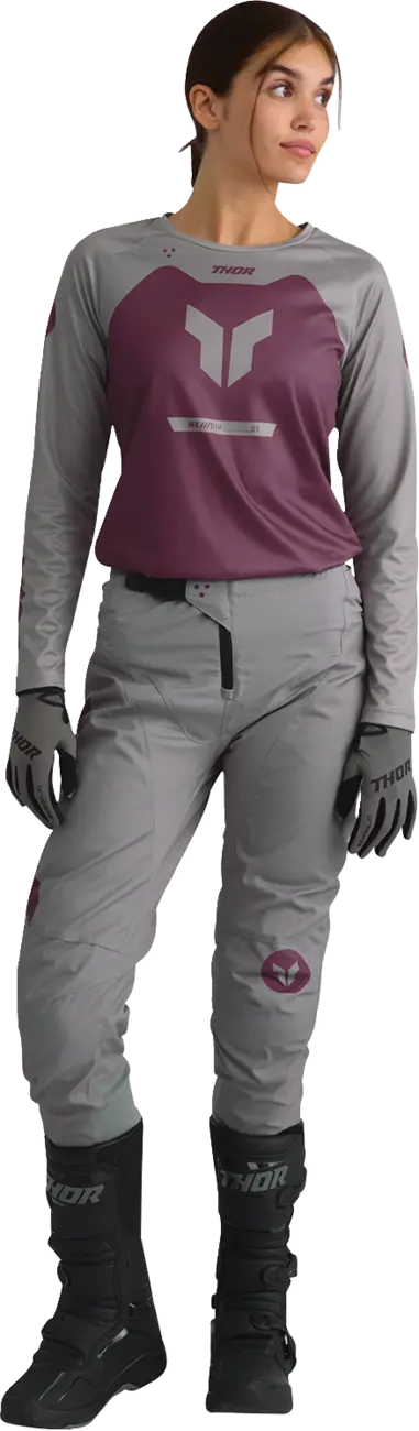 Thor Women's Ridemode Menace Pants Purple/Gray