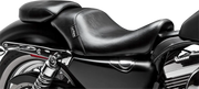 Le Pera Bare Bones Pillion Pad - Black Vinyl - For Harley Davidson