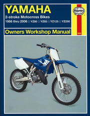 Haynes Service Manual for Yamaha YZ80 YZ85 YZ125 YZ250 86