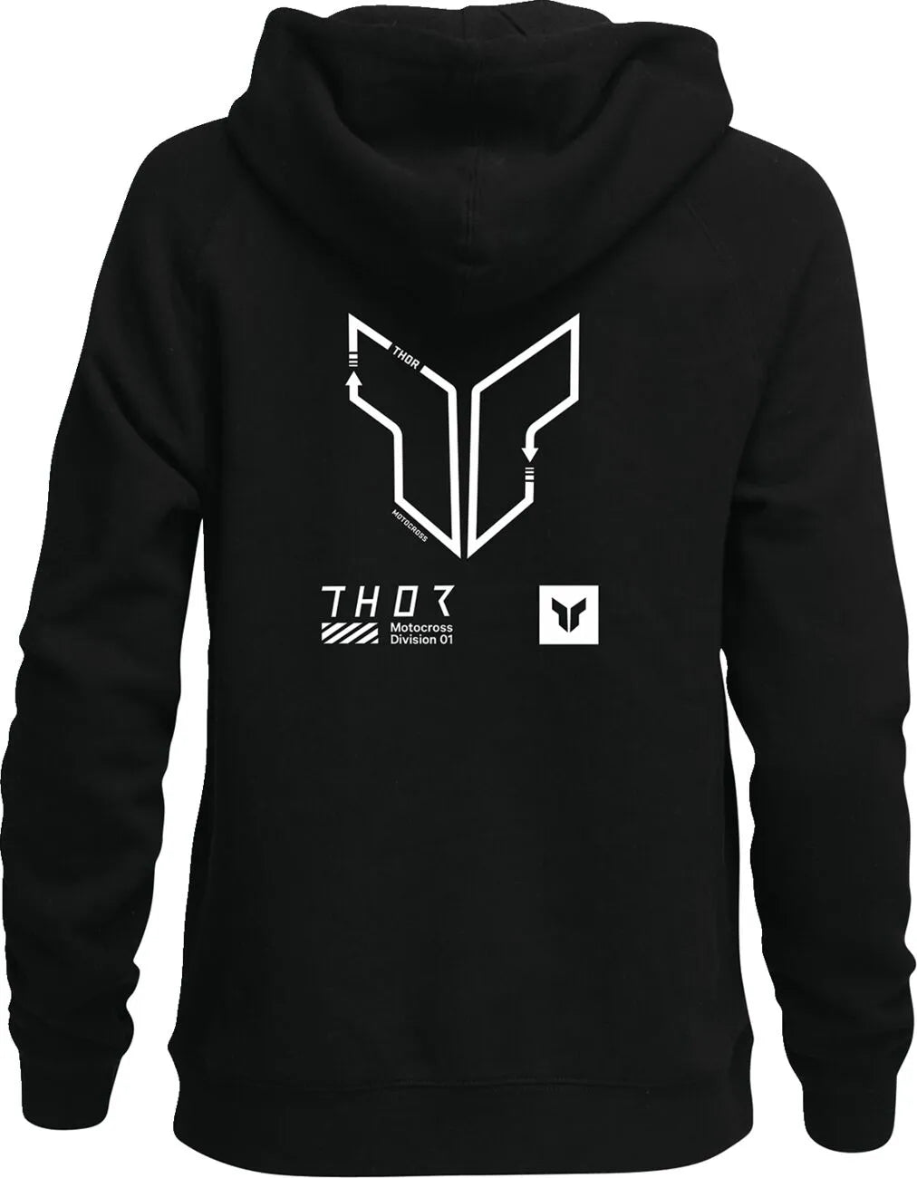 Thor Women's Trax Pullover Hoodie Black
