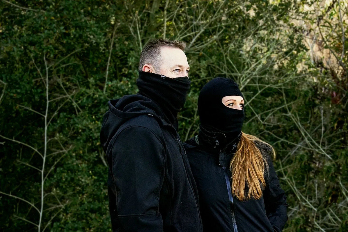 Zan Headgear Cotton Balaclava Black