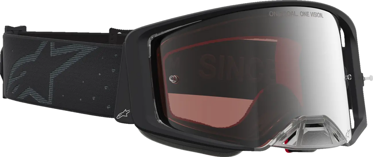 Alpinestars Supertech Cloak Goggles Black Mirror Silver