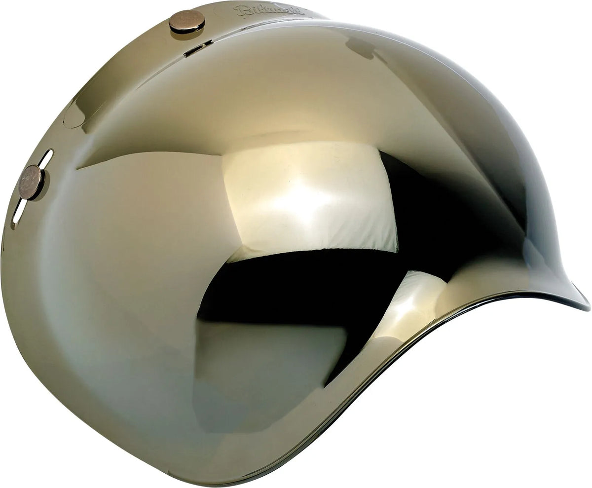 Biltwell Bubble Anti-Fog Shield Gold Mirror