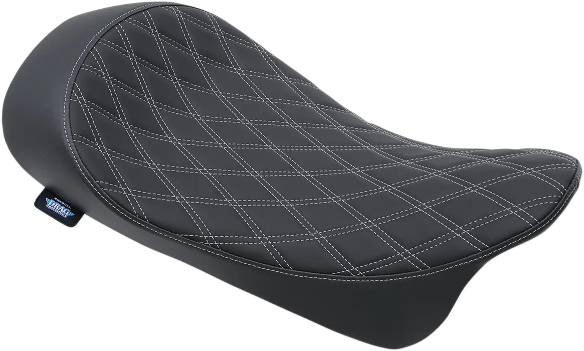 Drag Specialties Low-profile Solo Seat - For Harley Davidson