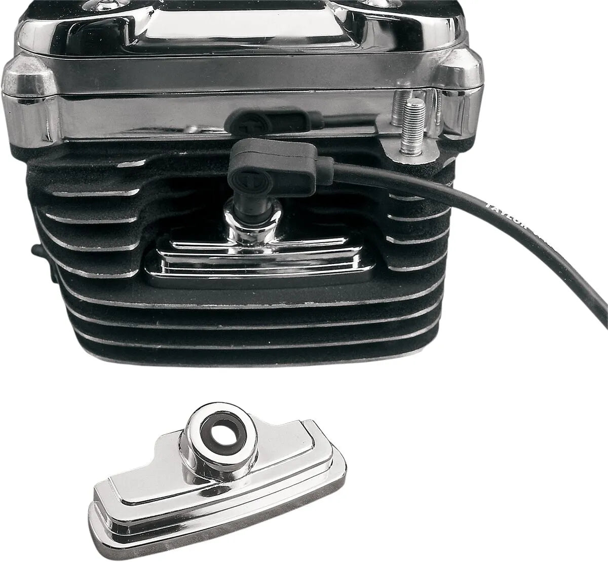 Drag Specialties Chrome Head Bolt/spark Plug Cover